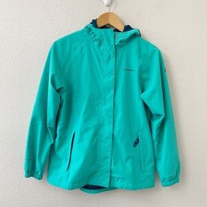 Eddie Bauer Youth Windbreaker Jacket First Ascent WeatherEdge Girls Large 14-16